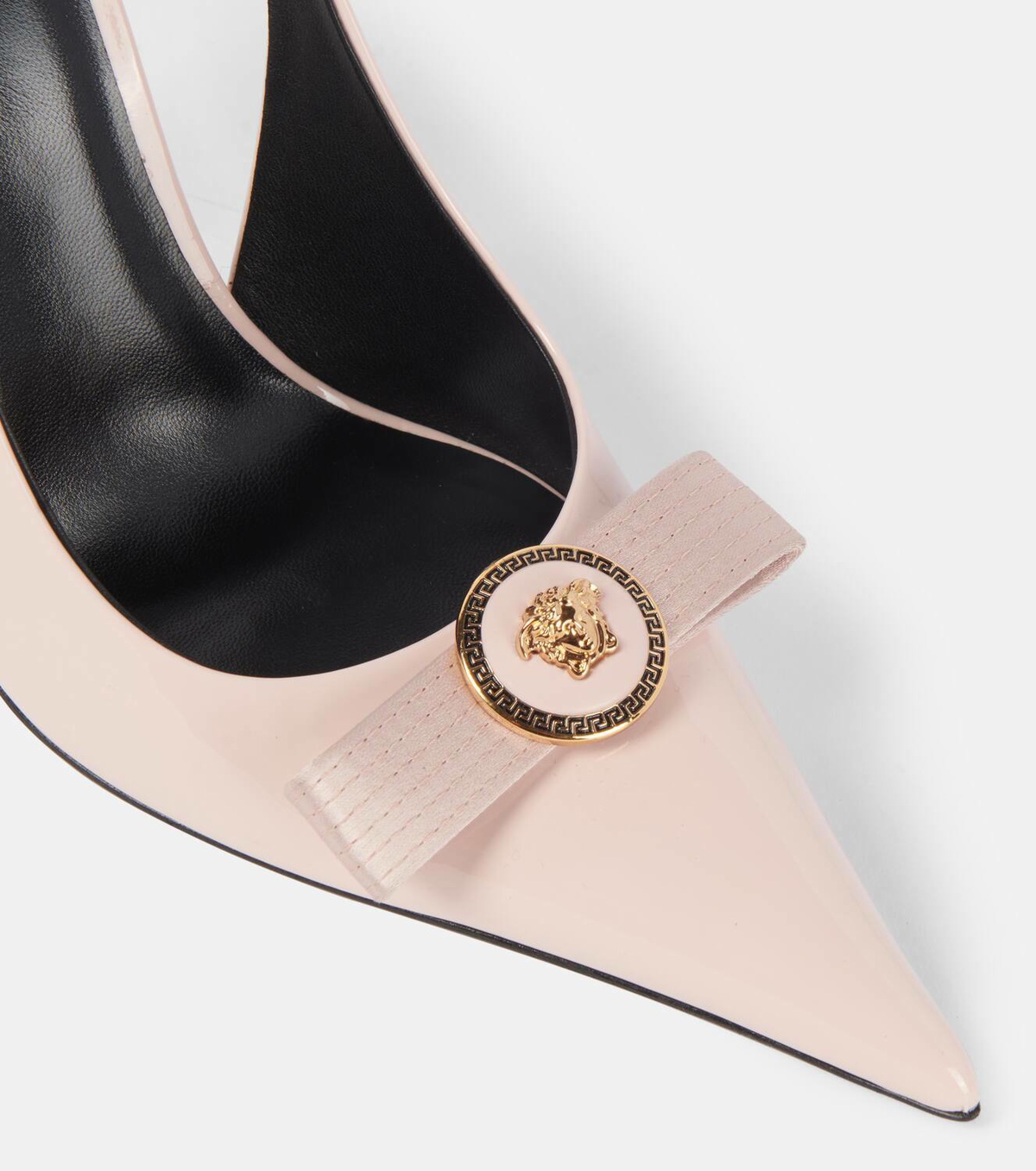 レディース*VERSACE* ジャンニリボン85 スリングバックパンプス ジャンニ リボン スリングバック パンプス 85 mm | VERSACE JP