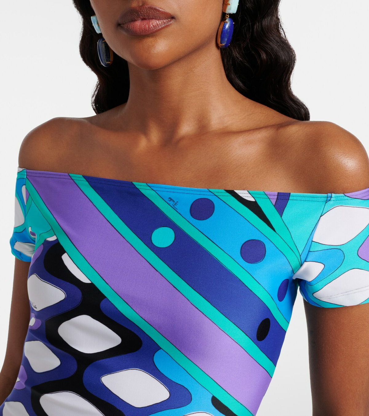 Pucci Vivara off-shoulder jumpsuit