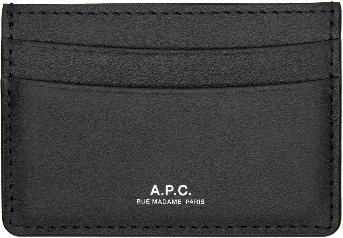 A.P.C. Black André Card Holder