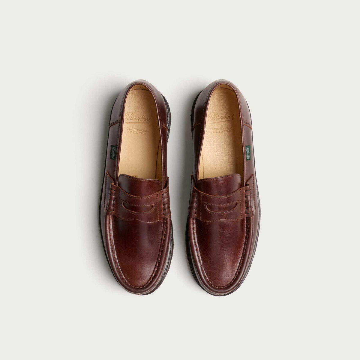 Paraboot Men's Reims Loafer in Bark