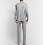 Zimmerli - Mélange Cotton-Jersey Pyjama Set - Men - Gray