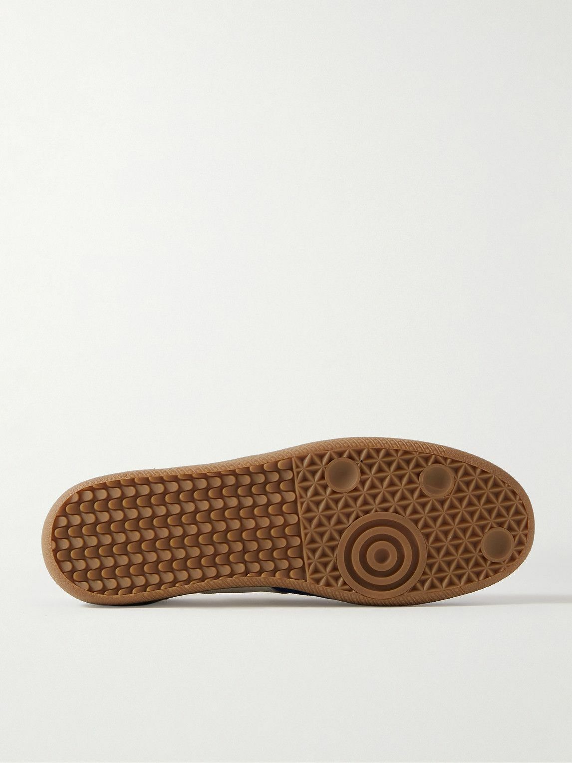 Mr P. - Ansel Colour-Block Suede and Leather Sneakers - Blue