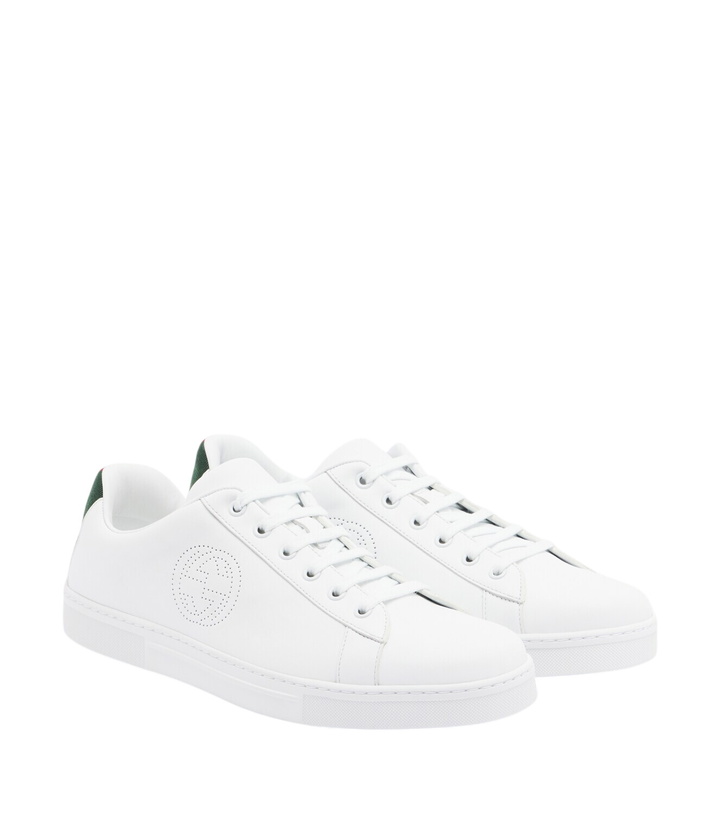 Photo: Gucci Ace Web Stripe leather sneakers