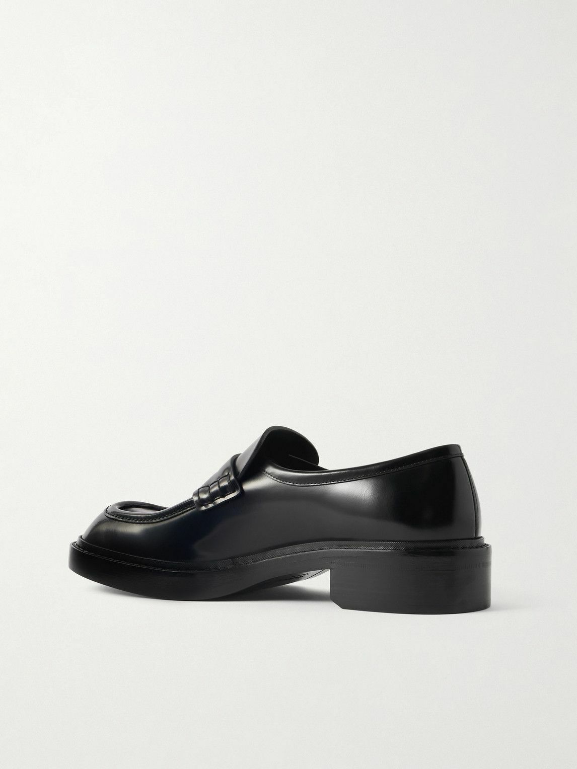 SAINT LAURENT - Harvey Leather Penny Loafers - Black