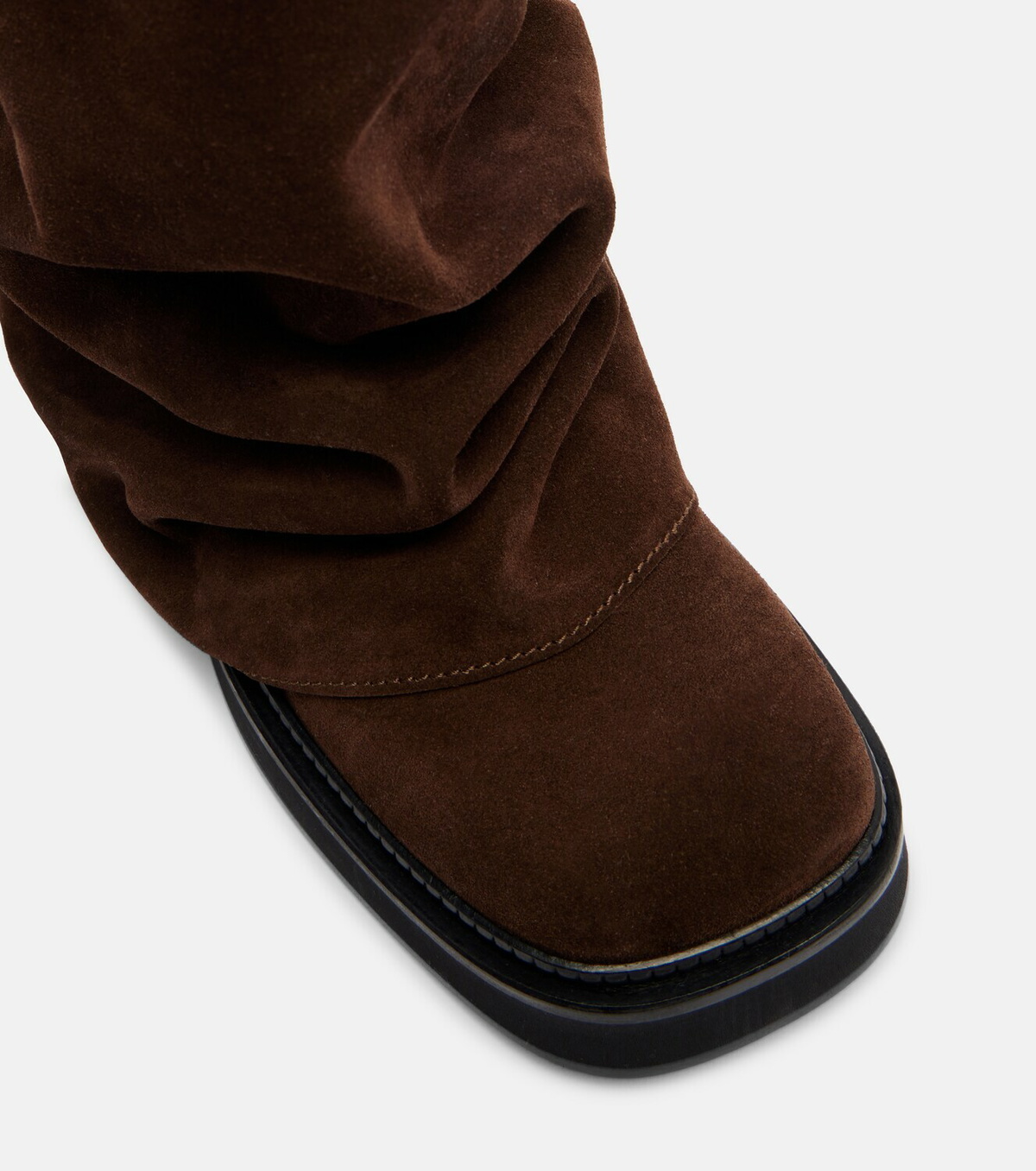 The Attico Robin suede knee-high boots