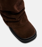 The Attico Robin suede knee-high boots