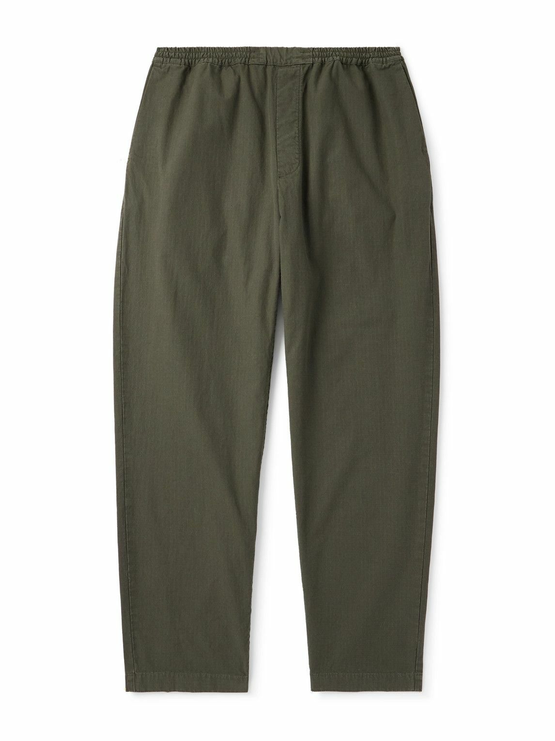 A Kind Of Guise - Banasa Straight-Leg Cotton-Ripstop Trousers - Green