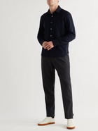 ERMENEGILDO ZEGNA - Cotton-Piqué Shirt - Blue