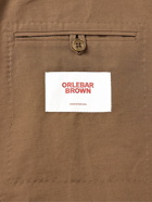 Orlebar Brown - Garret Slim-Fit Unstructured Linen and Cotton-Blend Suit Jacket - Brown