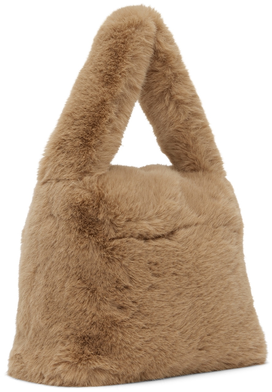 Blumarine Beige FauxFur Bag Blumarine