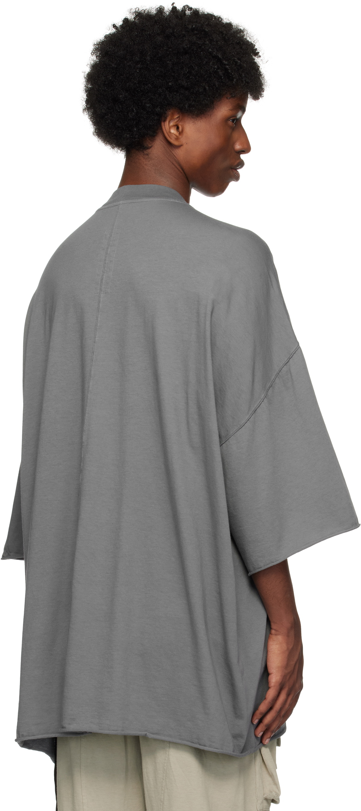 Rick Owens DRKSHDW Gray Porterville Tommy T-shirt Rick Owens