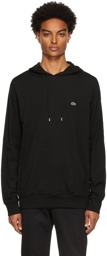 Lacoste Black Cotton Jersey Hoodie