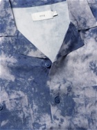 Onia - Vacation Camp-Collar Tie-Dyed Voile Shirt - Blue