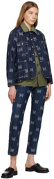 NEEDLES Indigo Papillon Denim Jacket