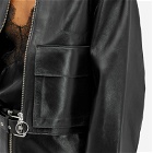 Stand Studio Women's Gretel Leather Jacket in Black