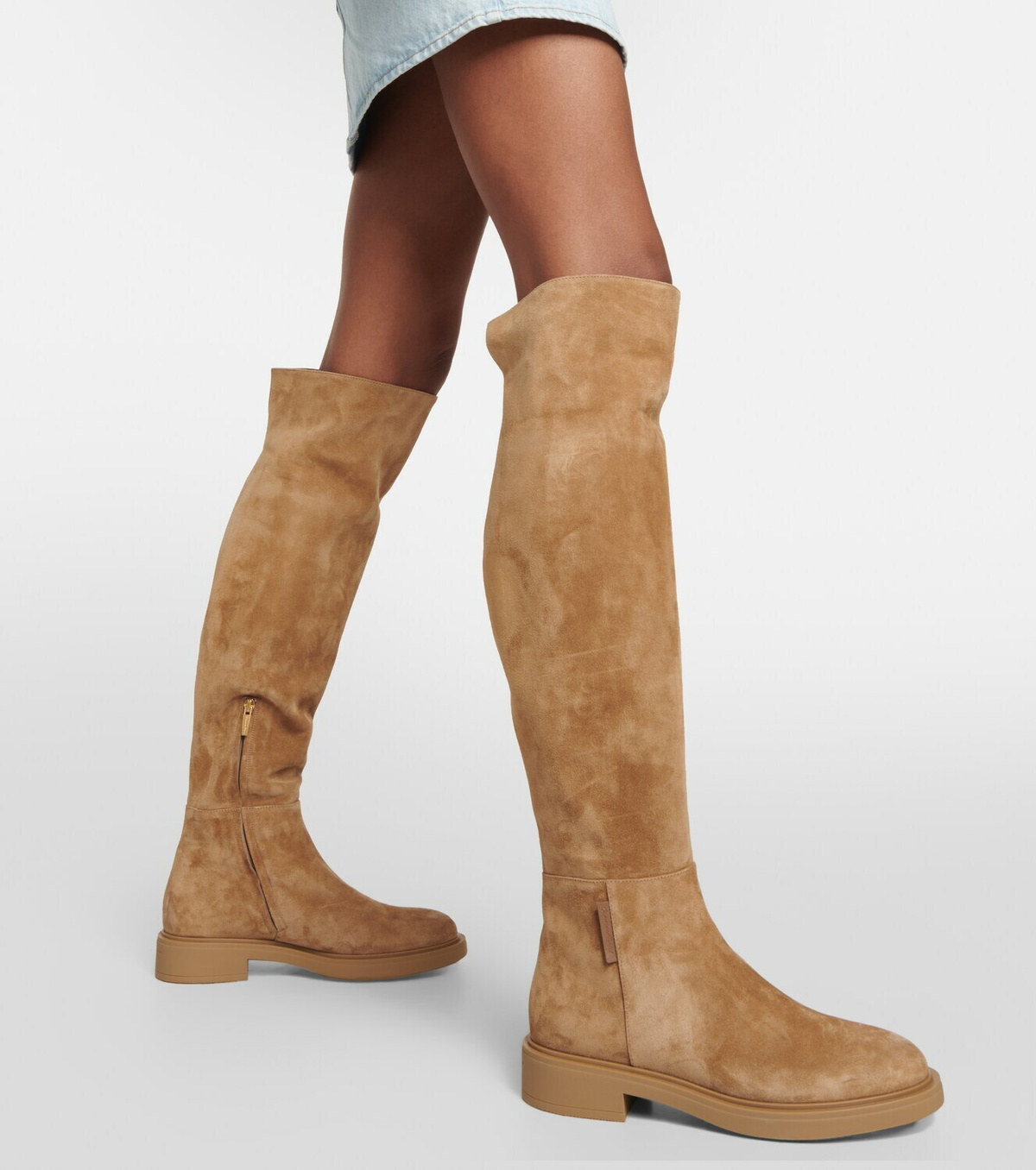 Gianvito rossi over the knee hot sale suede boots