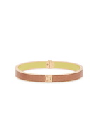 Tory Burch Medium Icon Guilloché Enamelled 18kt Gold-plated Bracelet