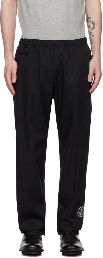 Photo: Undercover Black Embroidered Trousers