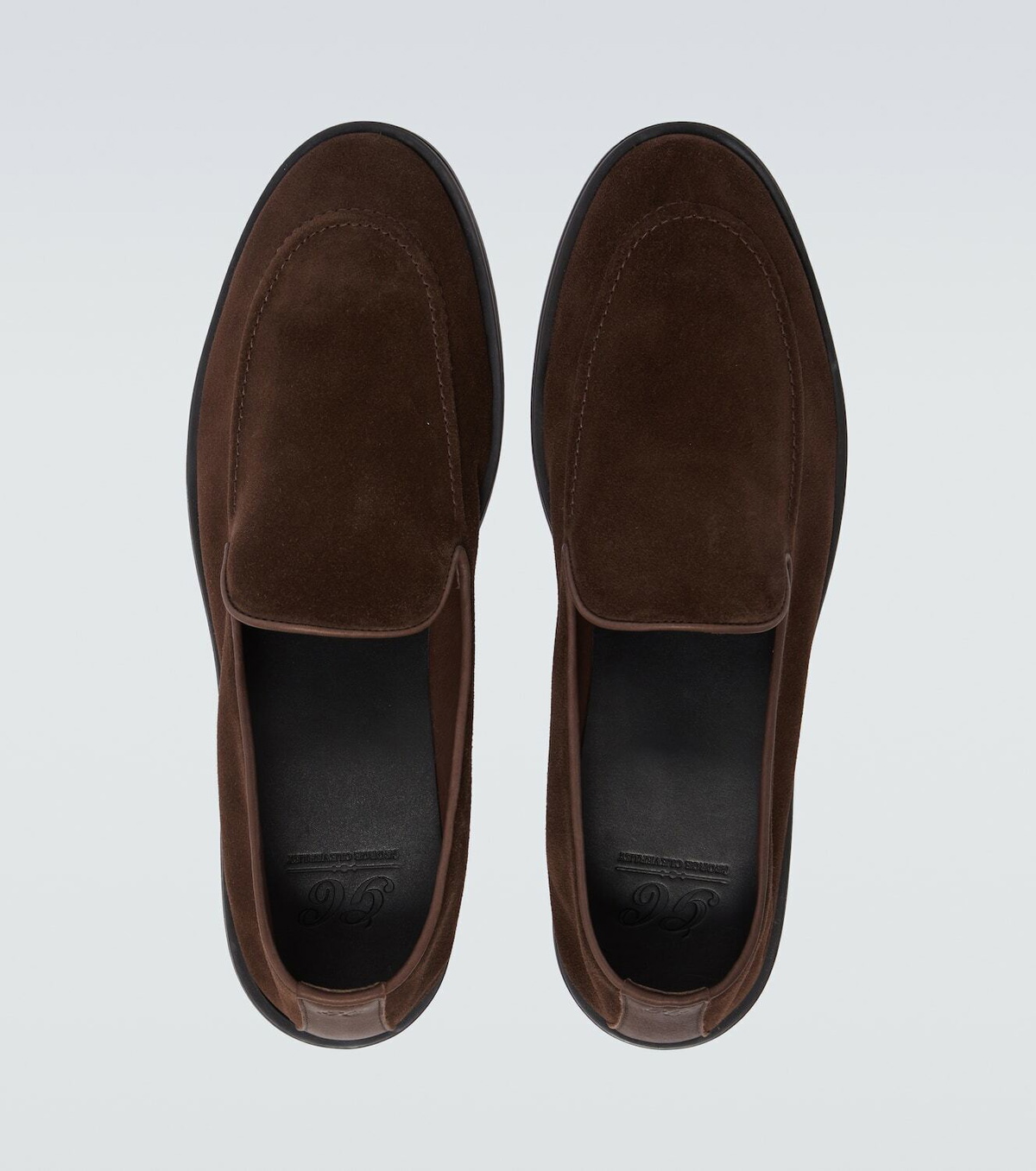 George Cleverley Cornwall suede loafers