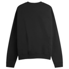 AMI Paris Men's Heart Crew Sweatshirt in Black