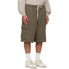 Fear of God ESSENTIALS Khaki Cargo Basketball Shorts