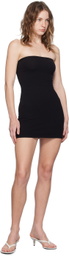 Gil Rodriguez Black 'The Tube' Convertible Minidress