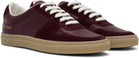 Common Projects Burgundy Bball Duo Slim Sneakers