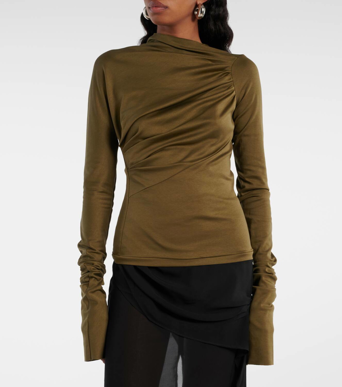 Didu Gathered cotton top