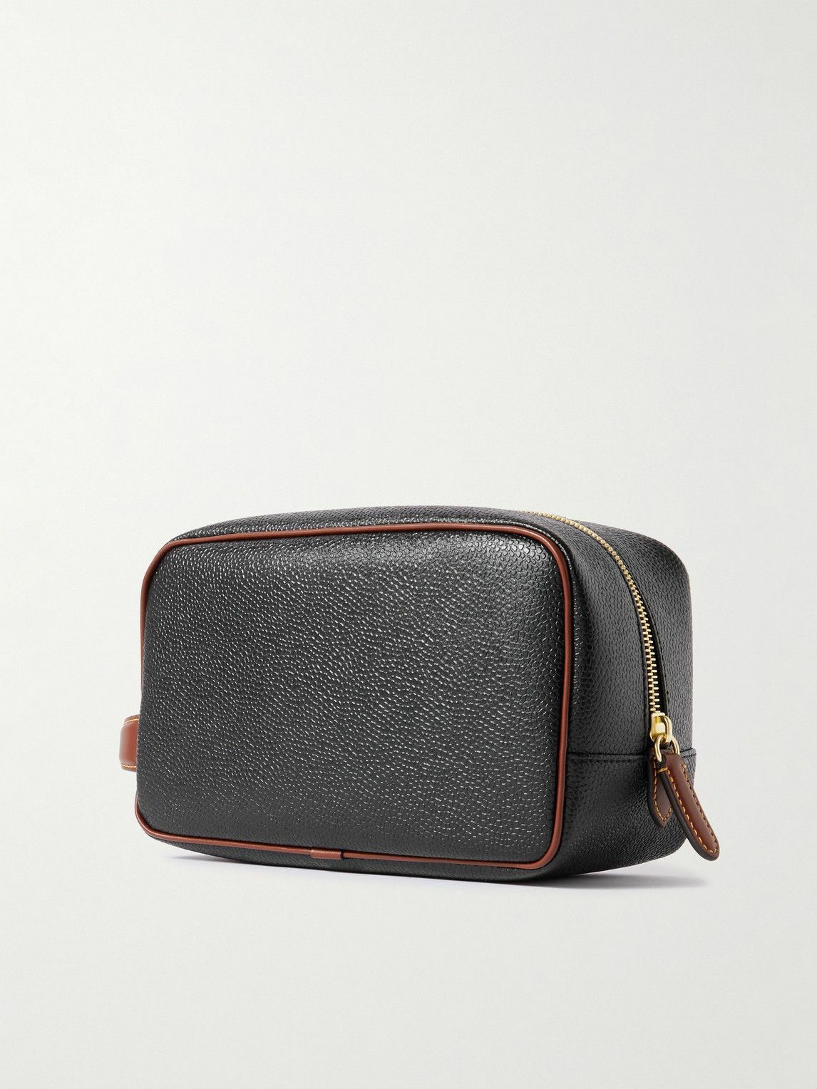 Mulberry - Leather-Trimmed BioVeg Scotchgrain Wash Bag