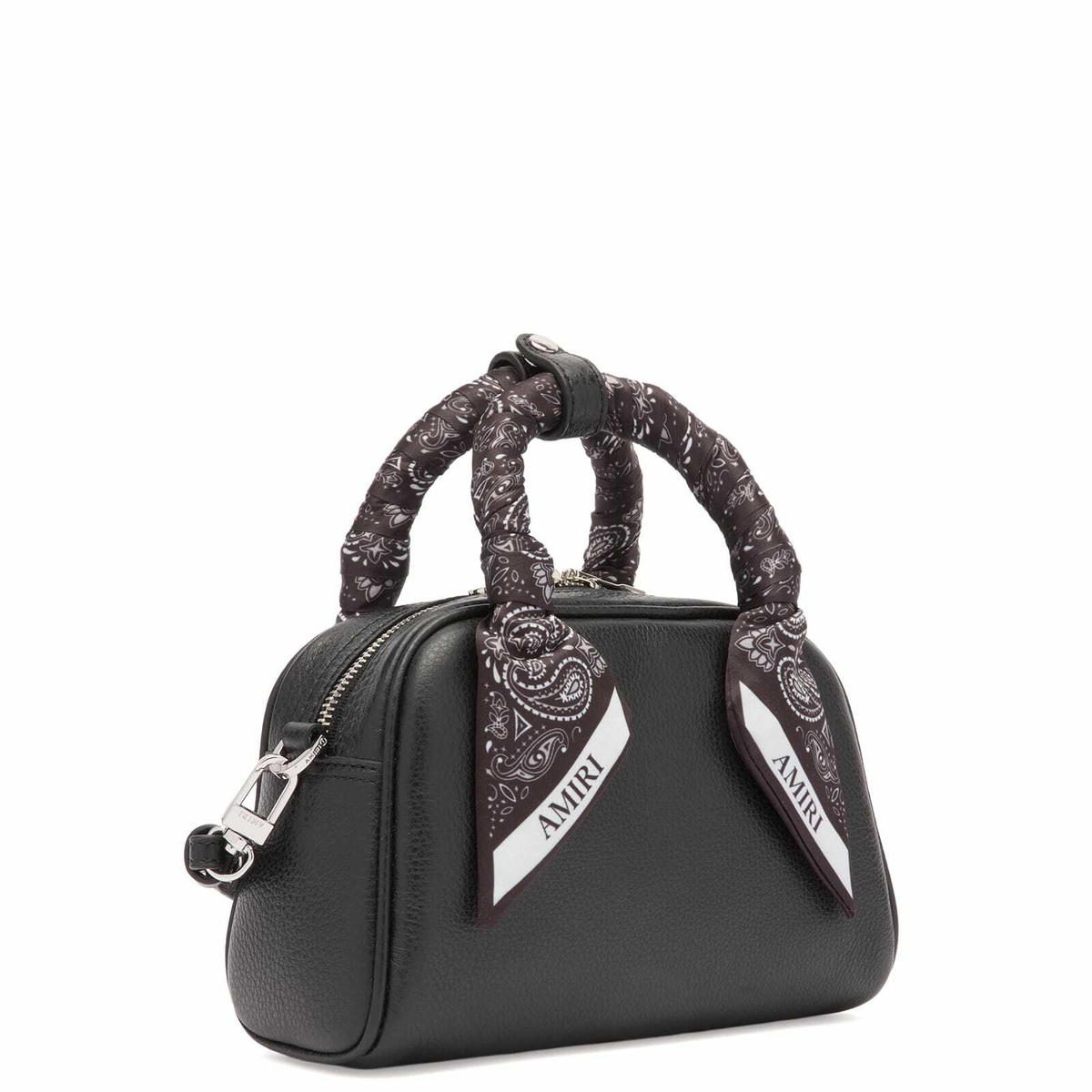 AMIRI Women's Micro Bowling Bag in Black 