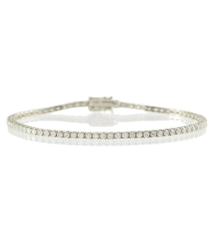 Photo: Sydney Evan Tennis 14kt white gold bracelet