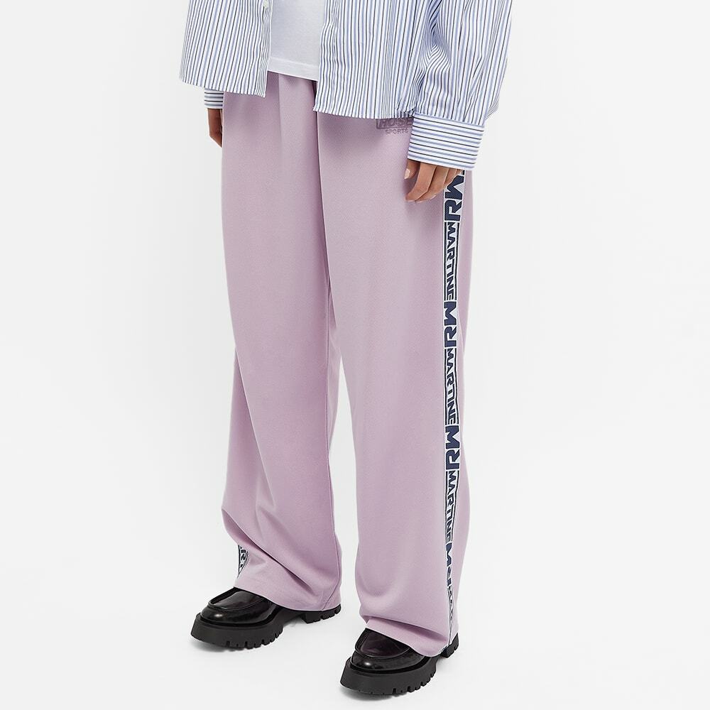 Martine Rose Women's Wide Leg Track Pant in Lilac Martine Rose Martine Rose Women's Wide Leg Track Pant in Lilac Martine Rose