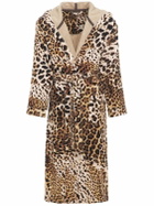 ROBERTO CAVALLI Bravo Hooded Cotton Bathrobe