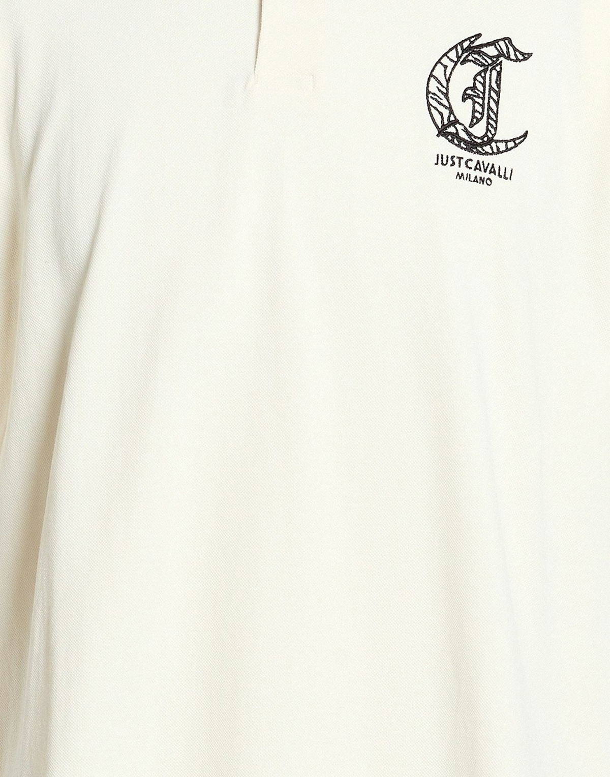 Just Cavalli Mens Polo shirt Cream