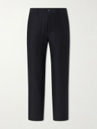 Rag & Bone - Evan Straight-Leg Wool and Linen-Blend Trousers - Black