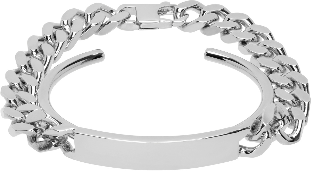 ブレスレット MM6 Maison Margiela 'Numeric' bracelet MM6 Maison Margiela Numeric Engraved Cuff Bracelet | Silver