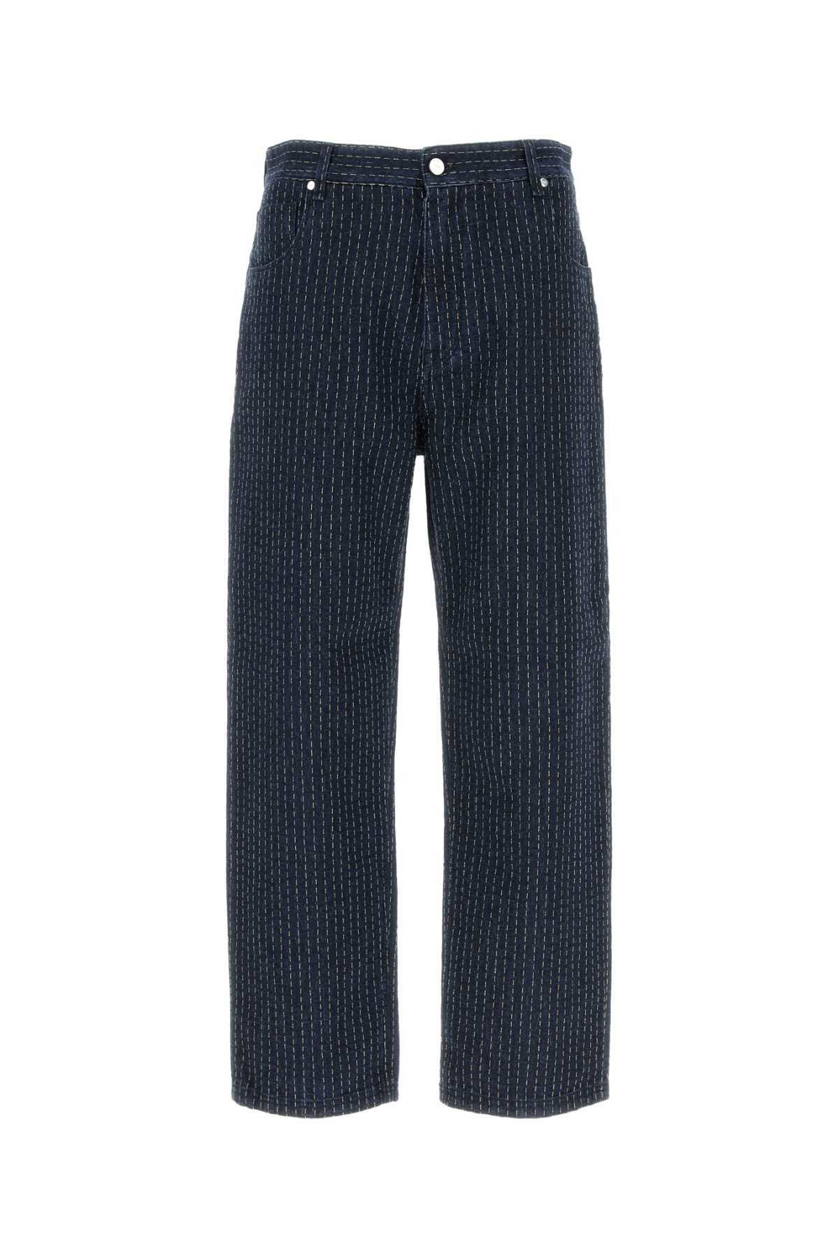 Fendi - Slim-Fit Logo-Trimmed Denim Jeans - Blue Fendi
