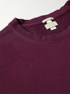 Massimo Alba - Watercolour Cotton-Jersey T-Shirt - Burgundy