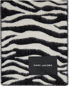 Marc Jacobs Black & White 'The Zebra Brushed' Scarf