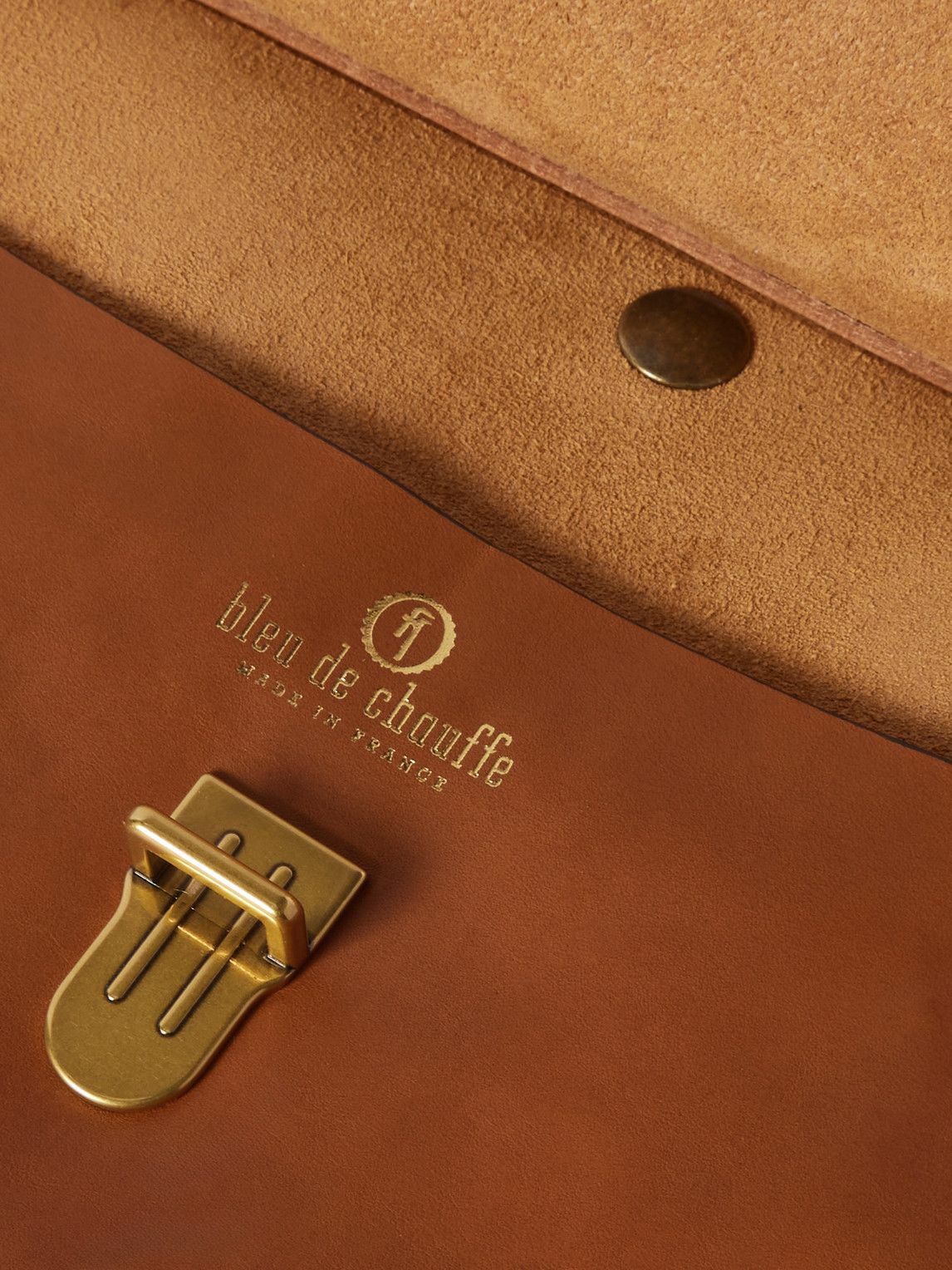 Bleu de Chauffe - Zeppo Leather Briefcase