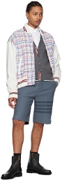 Thom Browne Multicolor Micro Gingham Bomber Jacket