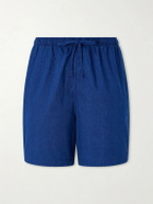Polo Ralph Lauren - Wide-Leg Cotton-Woven Shorts - Blue