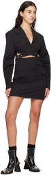 Han Kjobenhavn Black Wrap Minidress