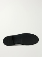 MORJAS - The Ivy Suede Penny Loafers - Black