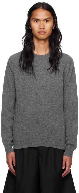 Photo: Comme des Garçons Shirt Gray Forever Sweater