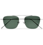 Cubitts - Collier Aviator-Style Silver-Tone Sunglasses - Silver