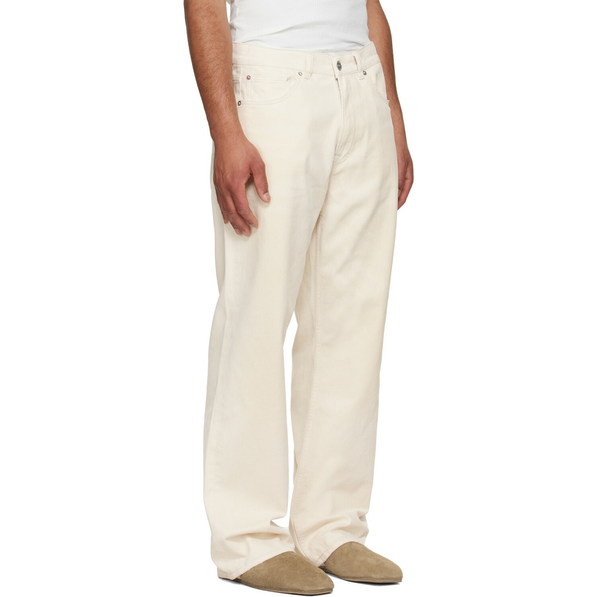 OUR LEGACY Off-White Third Cut Jeans