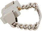 1017 ALYX 9SM Silver Logo Buckle Bracelet