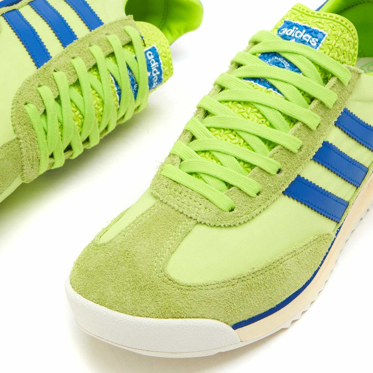 adidas gazelle silver green womens Adidas Glenburn Shoes - Bright Royal / Semi Solar Slime / Collegiate N