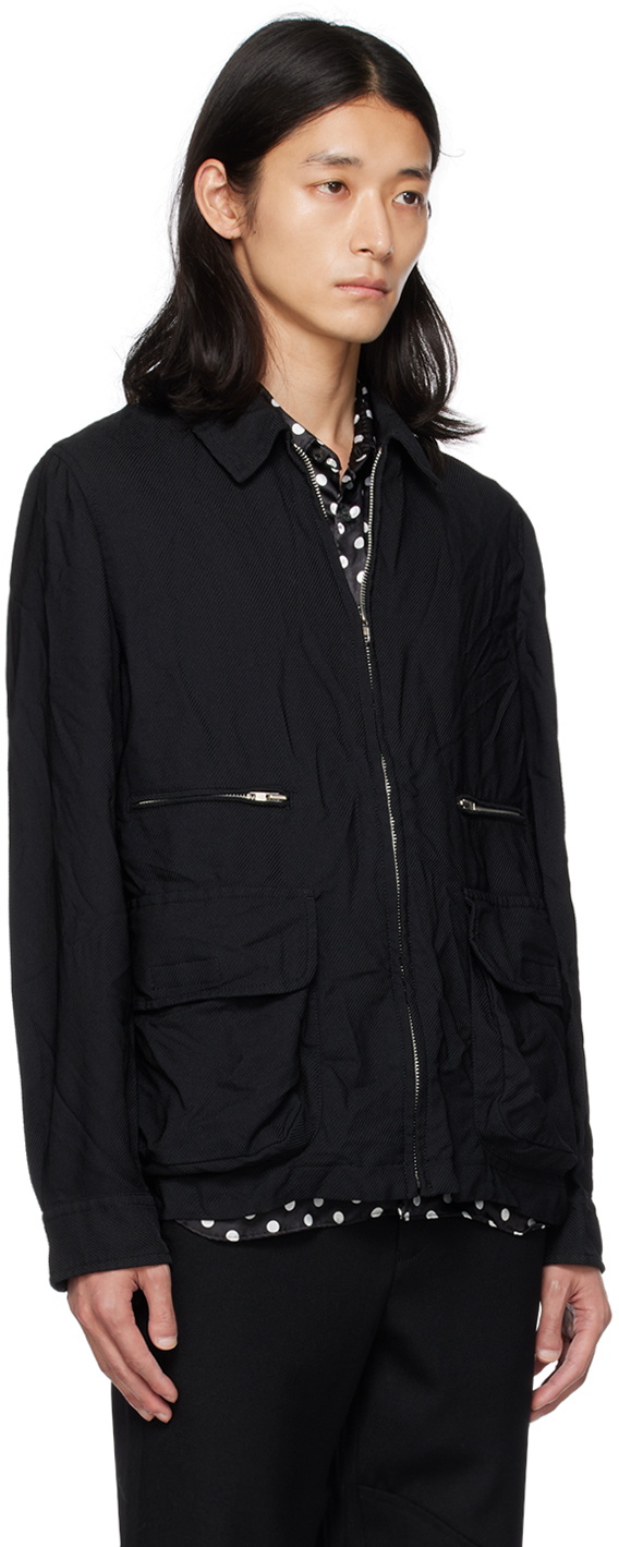 Black Comme des Garçons Black Zip Jacket